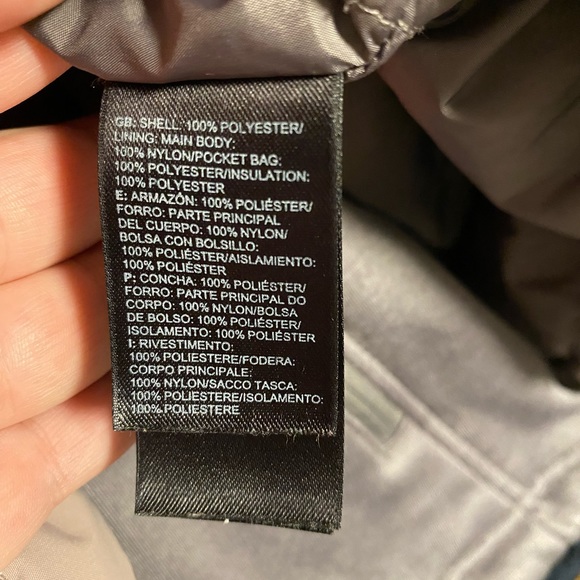 Gently worn 2 layer The North Face fall jacket in mauve - Picture 6 of 7